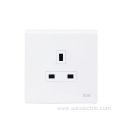 13A250V British 1Gang built-in power outlet Socket